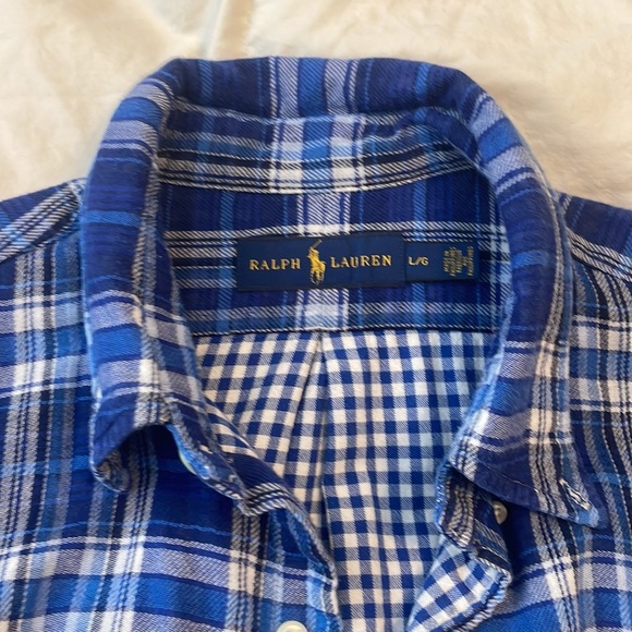 Ralph Lauren Plaid Button Down - Picture 2 of 4